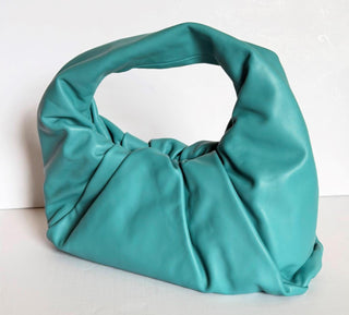 Bottega Veneta Medium Leather Shoulder Hobo Bag Linoleum 610524 Italy NWT $3000