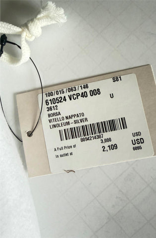 Bottega Veneta Medium Leather Shoulder Hobo Bag Linoleum 610524 Italy NWT $3000