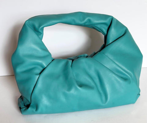 Bottega Veneta Medium Leather Shoulder Hobo Bag Linoleum 610524 Italy NWT $3000