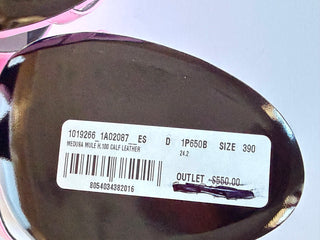 Versace Medusa Head Leather Baby Pink Sandals 9 US (39 Euro) 1019266 NIB $1100