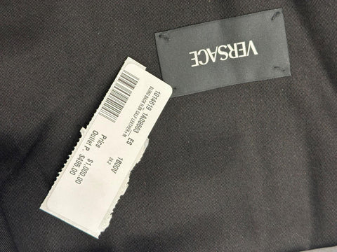 Versace Medusa Head Sling Back Calf Leather Black Shoes 10 US 1014619 NIB $1000