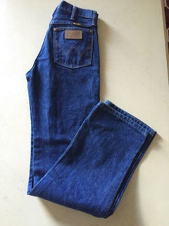 New Wrangler Men's Jeans Blue Size 27 US Made In USA - BAYSUPERSTORE