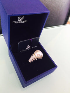 NIB Retail Price $165 SWAROVSKI PERPETUAL Ring Size 52-6-S 1106462 - BAYSUPERSTORE