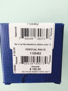 NIB Retail Price $165 SWAROVSKI PERPETUAL Ring Size 52-6-S 1106462 - BAYSUPERSTORE
