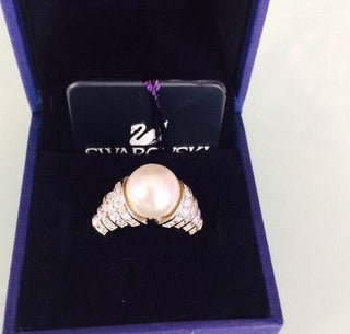 NIB Retail Price $165 SWAROVSKI PERPETUAL Ring Size 52-6-S 1106462 - BAYSUPERSTORE