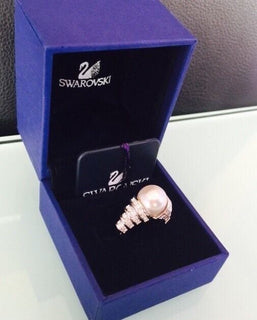 NIB Retail Price $165 SWAROVSKI PERPETUAL Ring Size 52-6-S 1106462 - BAYSUPERSTORE