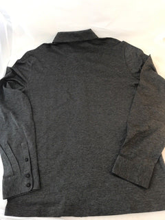 NWT $195 BOSS Hugo Boss 'Onara-01' Black Label Long Sleeve Slim Fit Gray Shirt L - BAYSUPERSTORE