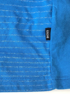 NWT $135 BOSS Hugo Boss  Press 01 Regular Fit Polo Shirt L Blue - BAYSUPERSTORE