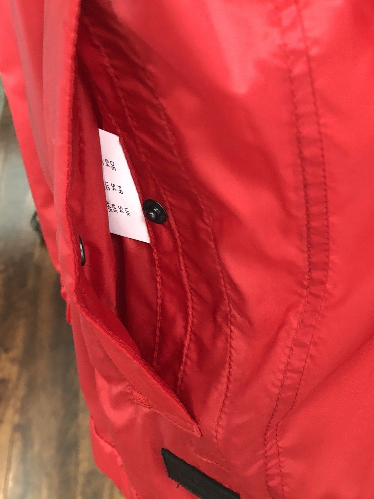 NWT $395 Boss Hugo Boss Black Label Collins Rain Jacket Bright Red Size 44R US - BAYSUPERSTORE