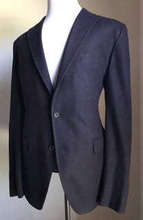 NWT $1395 Boss Hugo Boss T-Hawn Silk Sport Coat Jacket Blue 40R US (50R Eu)