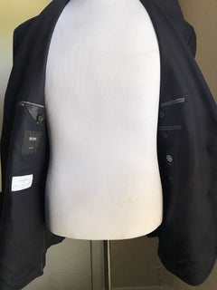 NWT $1395 Boss Hugo Boss T-Hawn Silk Sport Coat Jacket Blue 40R US (50R Eu)