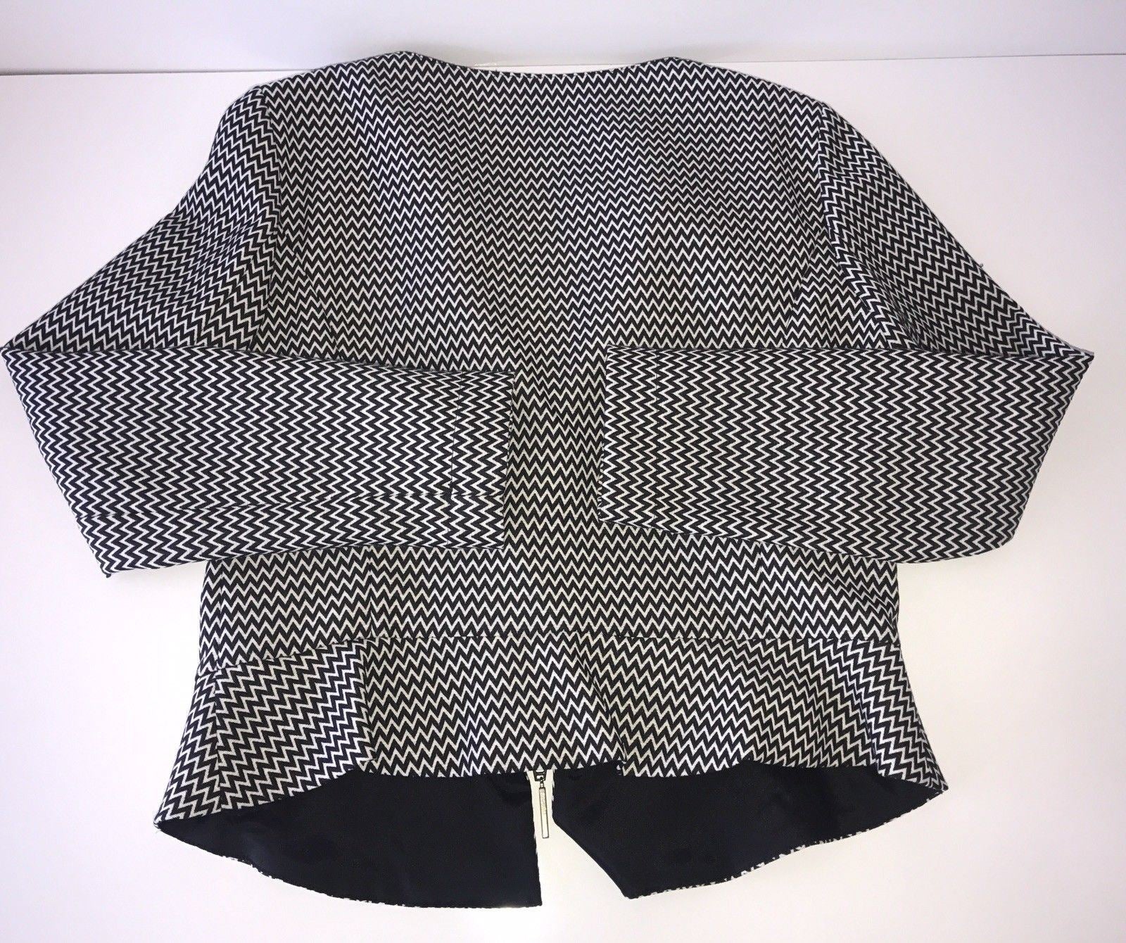NWT $695 Armani Collezioni Women’s Black Blazer Jacket Size 42 Euro 3YMG86