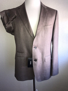 NWT $995 Boss Hugo Boss Johnston2 Silk Sport Coat Jacket Brown 42R US (52 Eu)