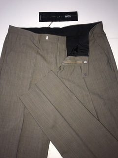 NWT $255 Boss Hugo Boss Central Mens Medium Brown  Dress Pants Size 35R  US