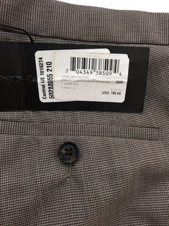 NWT $255 Boss Hugo Boss Central Mens Medium Brown  Dress Pants Size 35R  US