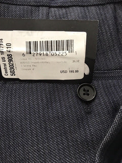 NWT $255 Boss Hugo Boss Central Mens Cotton Navy Dress Pants Size 36R US