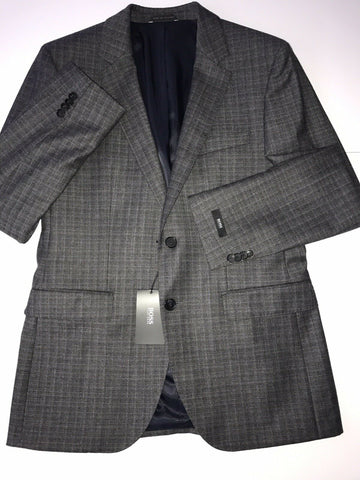 NWT $645 Boss Hugo Boss James4 Open Blue Sport Coat Jacket Size 38R US