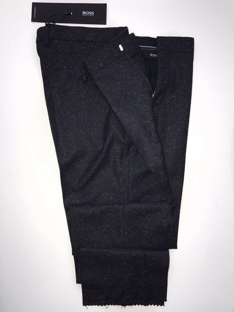 NWT $225 Boss Hugo Boss Melancey_1 Mens Blue Modern Dress Pants Size 32R US