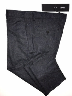 NWT $225 Boss Hugo Boss Melancey_1 Mens Blue Modern Dress Pants Size 32R US