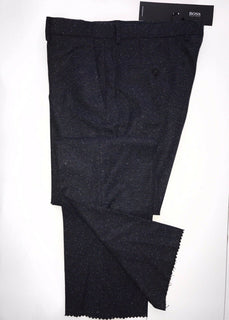 NWT $225 Boss Hugo Boss Melancey_1 Mens Blue Modern Dress Pants Size 32R US