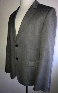 NWT $445 Boss Hugo Boss Amandos Sport Coat Jacket Charcoal 40R US (50R Eu)