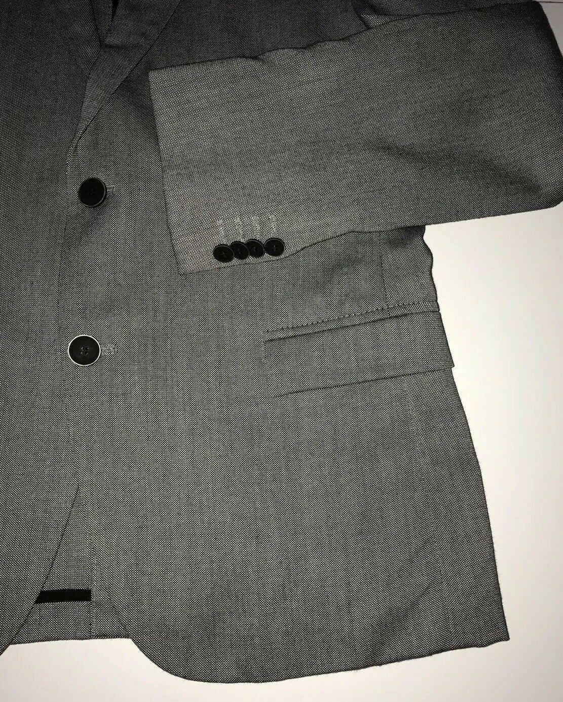 NWT $445 Boss Hugo Boss Amandos Sport Coat Jacket Charcoal 40R US (50R Eu)