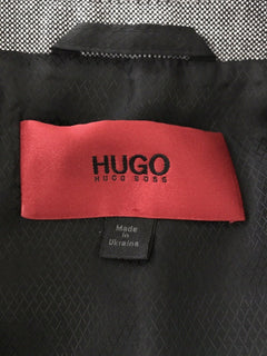 NWT $445 Boss Hugo Boss Amandos Sport Coat Jacket Charcoal 40R US (50R Eu)