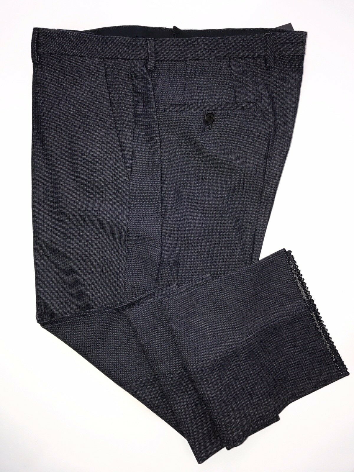 NWT $255 Boss Hugo Boss Central Mens Cotton Navy Dress Pants Size 30R US