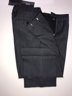 NWT $255 Boss Hugo Boss Central Mens Cotton Navy Dress Pants Size 30R US