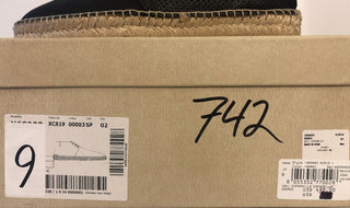 New $495 Armani Collezioni Espadrilla Mens Leather High Top Brown 9 US X6S003
