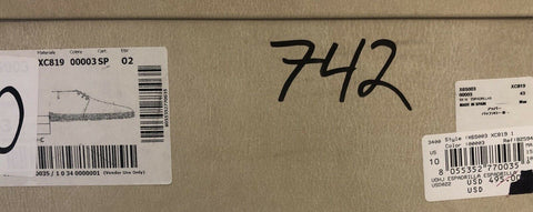 New $495 Armani Collezioni Espadrilla Mens Leather High Top Brown 10 US X6S003