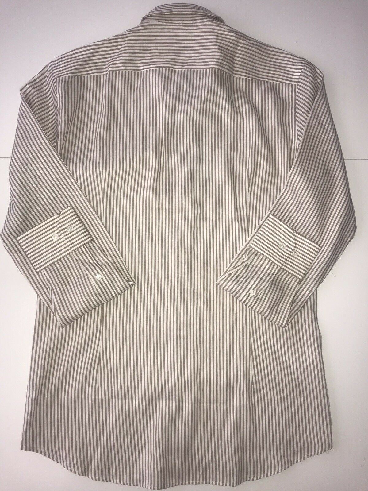 NWT $285 Hugo Boss Mens T-Shan Slim Fit Tailored Brown Dress Shirt Size 41/16
