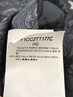 NWT $675 Emporio Armani Men's Gray Silk Dress Shirt Size 38/15 T1CC2T