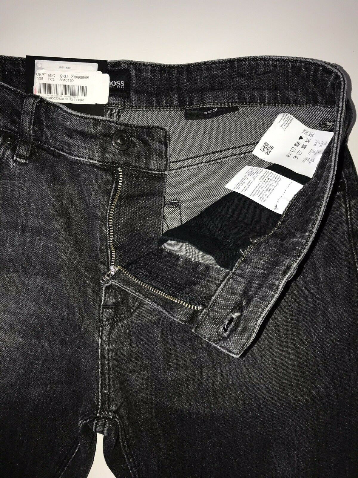 NWT $178 Hugo Boss Men's Maine Regular Fit Blue Jeans Pants Size 30/32
