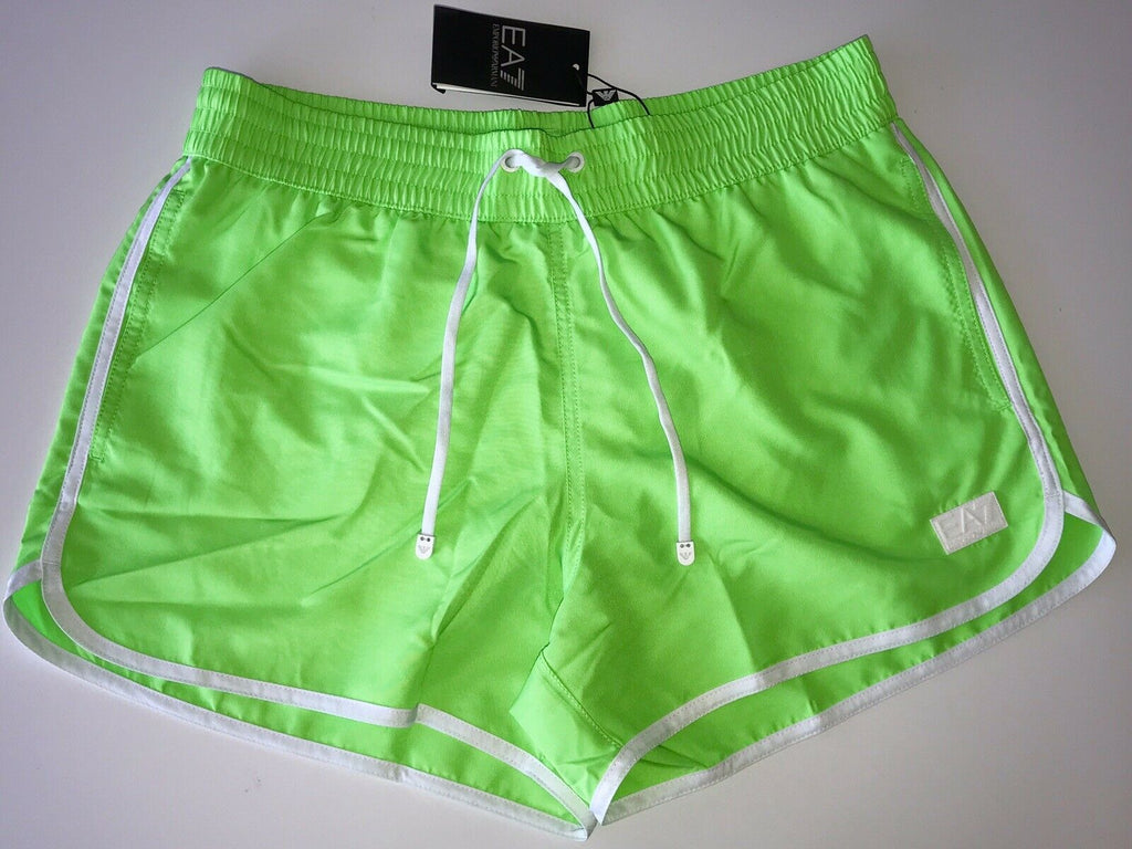 NWT $125 Emporio Armani EA7 Men's Beachwear Sea World Logo Shorts Boxer 50 Eu