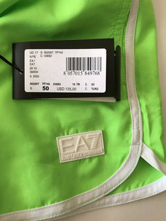 NWT $125 Emporio Armani EA7 Men's Beachwear Sea World Logo Shorts Boxer 50 Eu