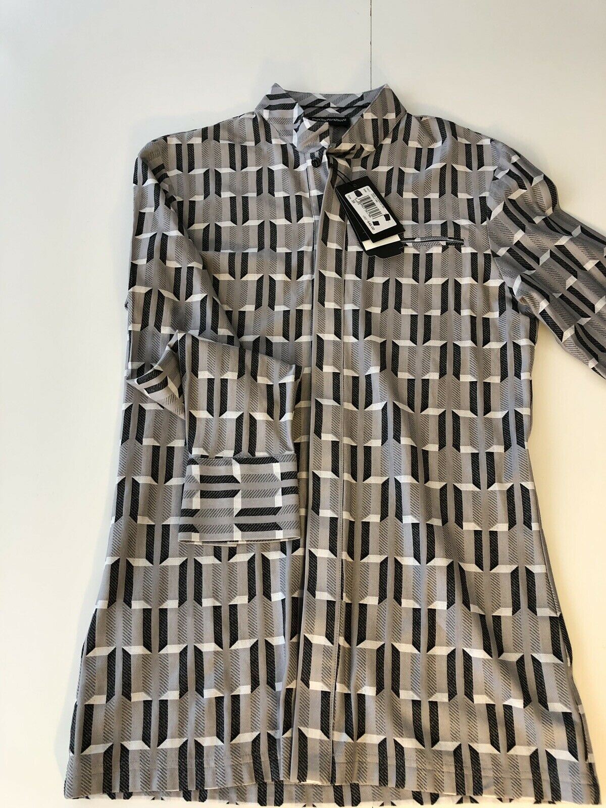 NWT Emperio Armani Mens Dress Shirt US 39 Style Z1CF5T/Z176C Color 042 $545