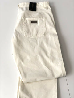 NWT Armani Collezioni Mens White Jeans Size 36 US (52 Euro)