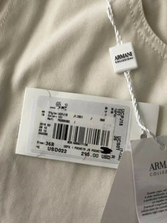 NWT Armani Collezioni Mens White Jeans Size 36 US (52 Euro)