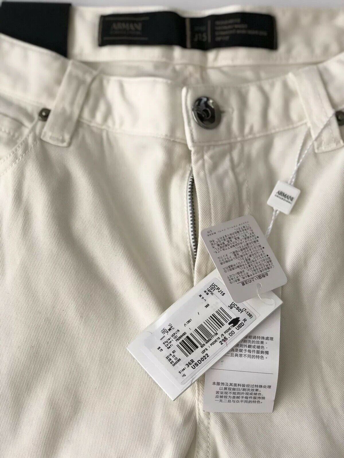 NWT Armani Collezioni Mens White Jeans Size 36 US (52 Euro)