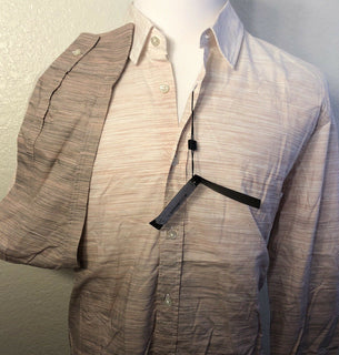 NWT $195 BOSS Hugo Boss Mens Ronny_12 Modern Red Light Slim Fit Dress Shirt XL