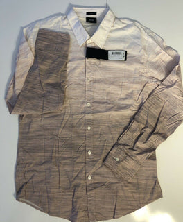 NWT $195 BOSS Hugo Boss Mens Ronny_12 Modern Red Light Slim Fit Dress Shirt XL