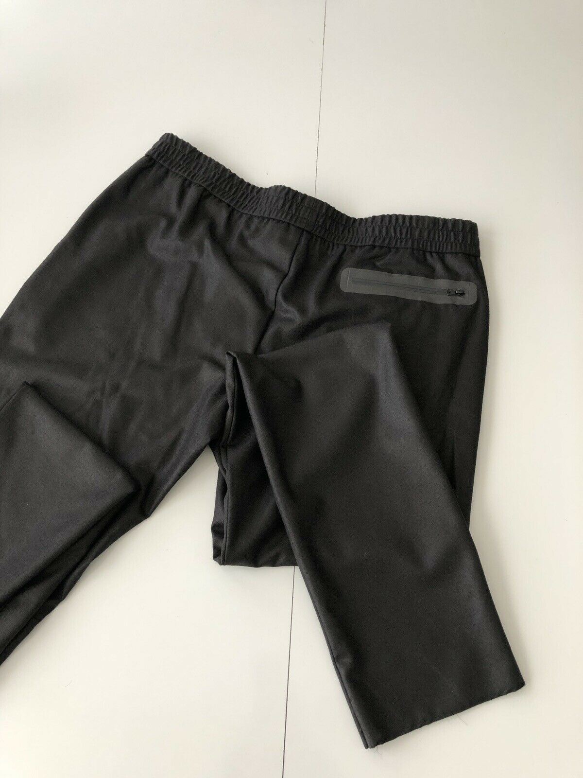 NWT Armani Collezioni Mens Black Casual Pants Size 40 US U1P740 $695 Italy