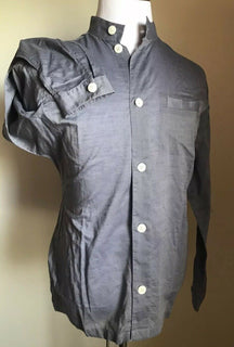 Neu mit Etikett: 825 $ Giorgio Armani Herren LT Blaues Hemd 44/17,5 Italien 