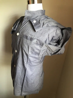 Neu mit Etikett: 825 $ Giorgio Armani Herren LT Blaues Hemd 44/17,5 Italien 