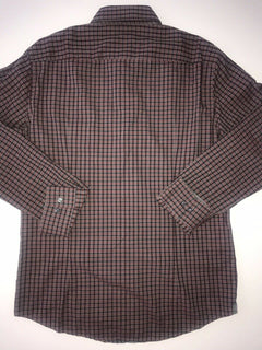 Neu mit Etikett: 245 $ Hugo Boss T-Scot maßgeschneidertes dunkelrotes Herrenhemd aus Baumwolle, Größe 2XL