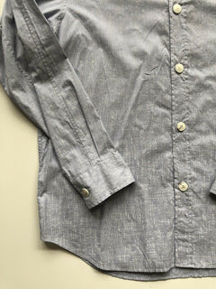 NWT $625 Giorgio Armani Light Korean-Necked Blue Dress Shirt Size 42/16.5 WSC6LT