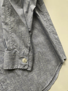 NWT $625 Giorgio Armani Light Korean-Necked Blue Dress Shirt Size 42/16.5 WSC6LT