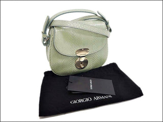 NWT $1995 Giorgio Armani Borsa Sling Whips Schlangenleder-Umhängetasche Y1B018