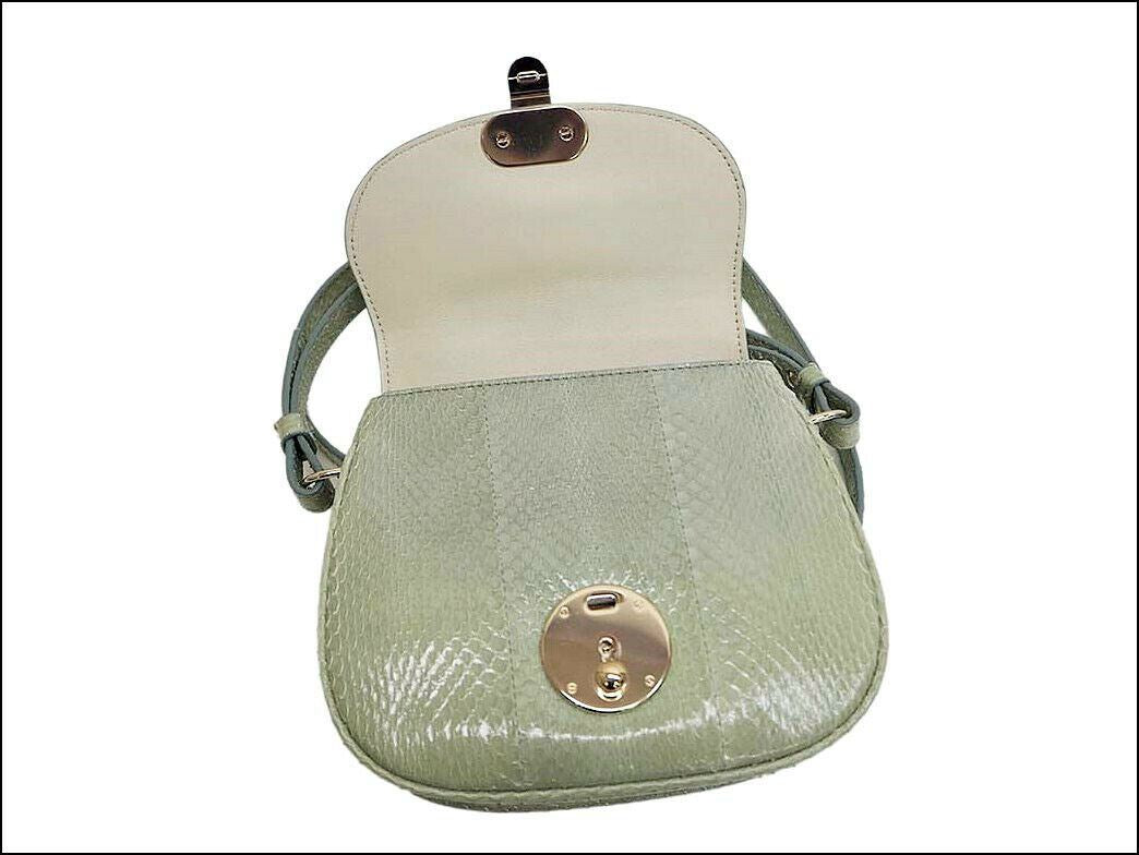 NWT $1995 Giorgio Armani Borsa Sling Whips Snakeskin Leather Shoulder Bag Y1B018